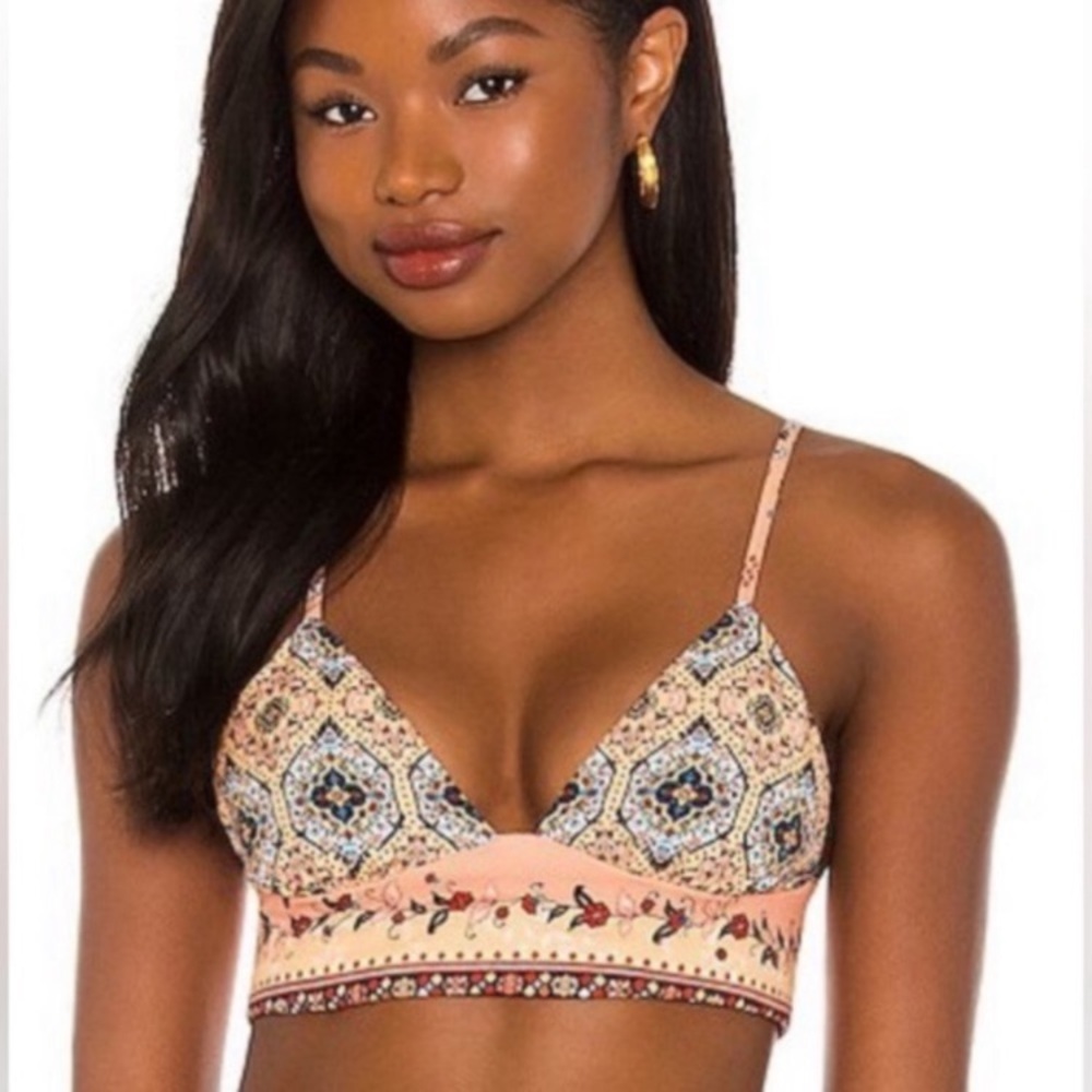 Free People Crop Top - AGUA BENDITA Lori Kezia Bralette Top - M
